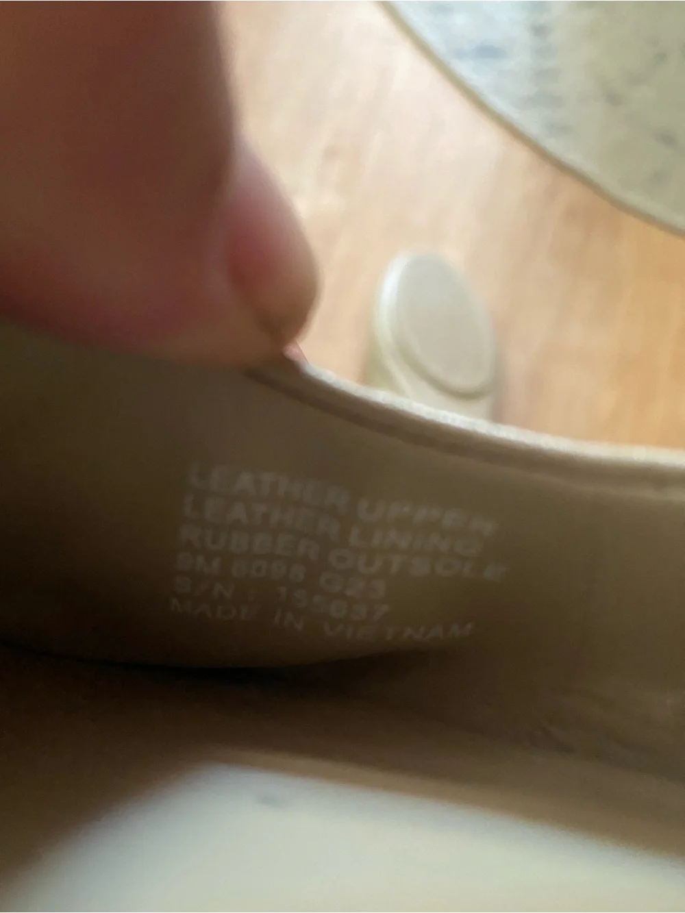 Tory Burch Beige Leather Logo Ballet Flat